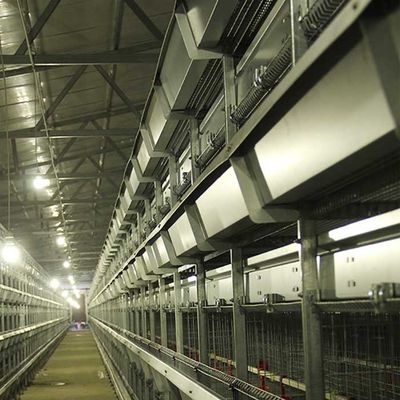 Gegalvaniseerd Staal een Kooi voor Gevogelte, Automatische de Kippenkooi van de Ladderlaag