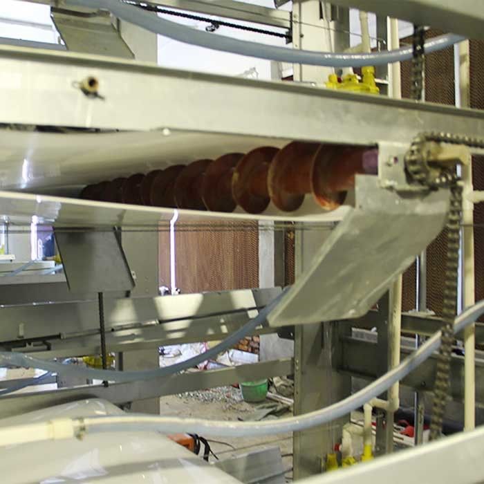 4 rij 195CM Babykuiken kooit een Type Gegalvaniseerd Q235-Duurzaam Staalmateriaal